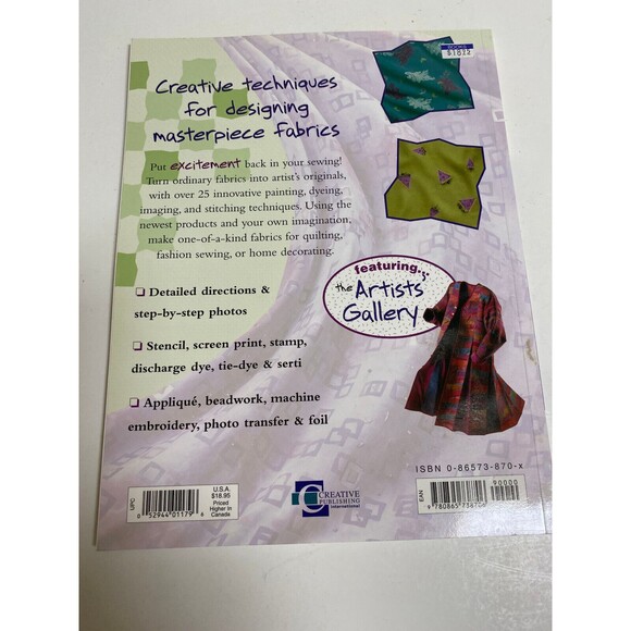 Book Color and Design on Fabric by Singer - Picture 2 of 7